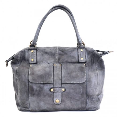 ADELE Satchel Style Bag Grey
