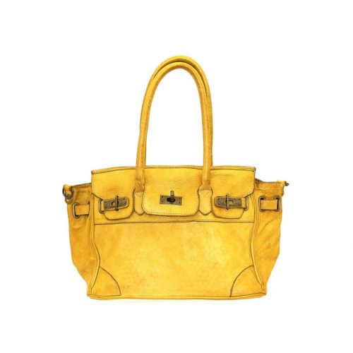 BABY ALICIA Small Structured Bag Mustard