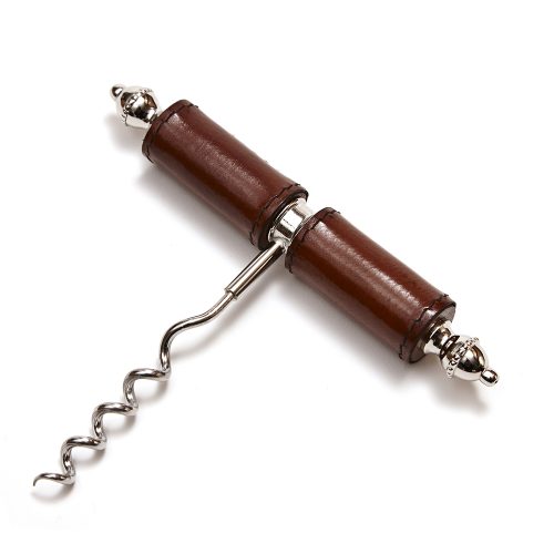 Corkscrew With Leather Handle