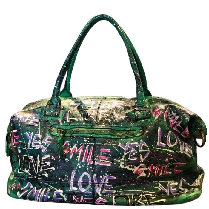 FIONA Large Weekend Bag – Limited Edition – Emerald Green base