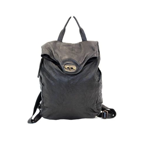 AURORA Backpack With Lock Black