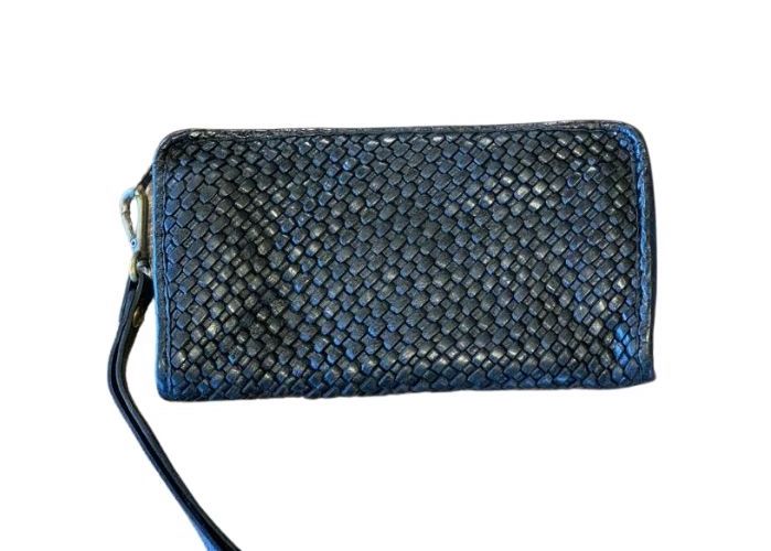 SIMO Woven Wrist Wallet Black