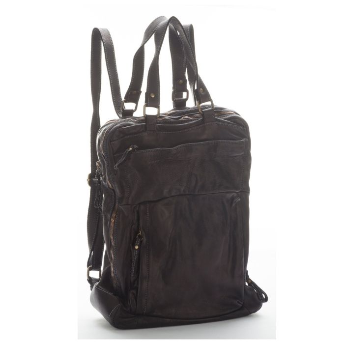 AIDA Leather Backpack | Black