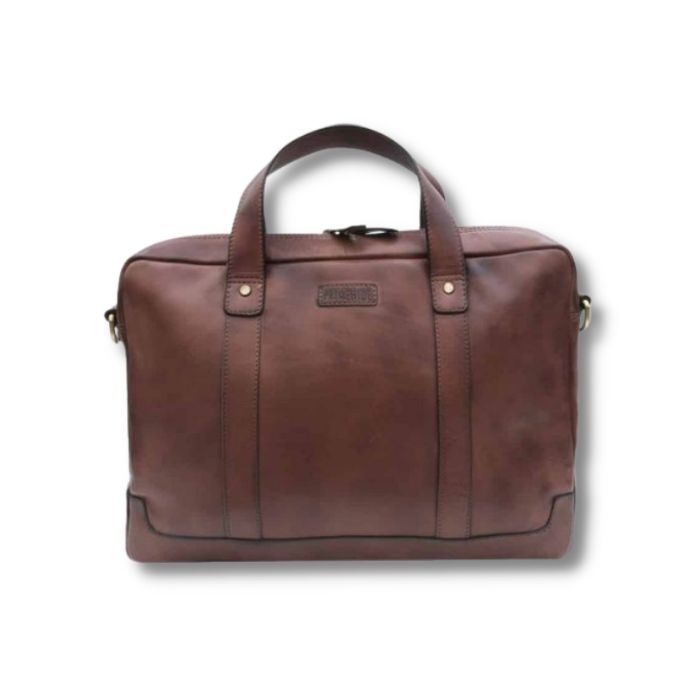 Leather Briefcase / Laptop Bag | Brown