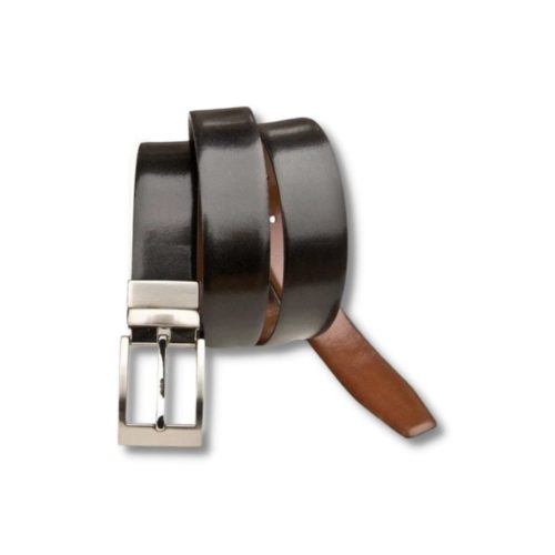 Reversible Leather Belt | Black/Tan