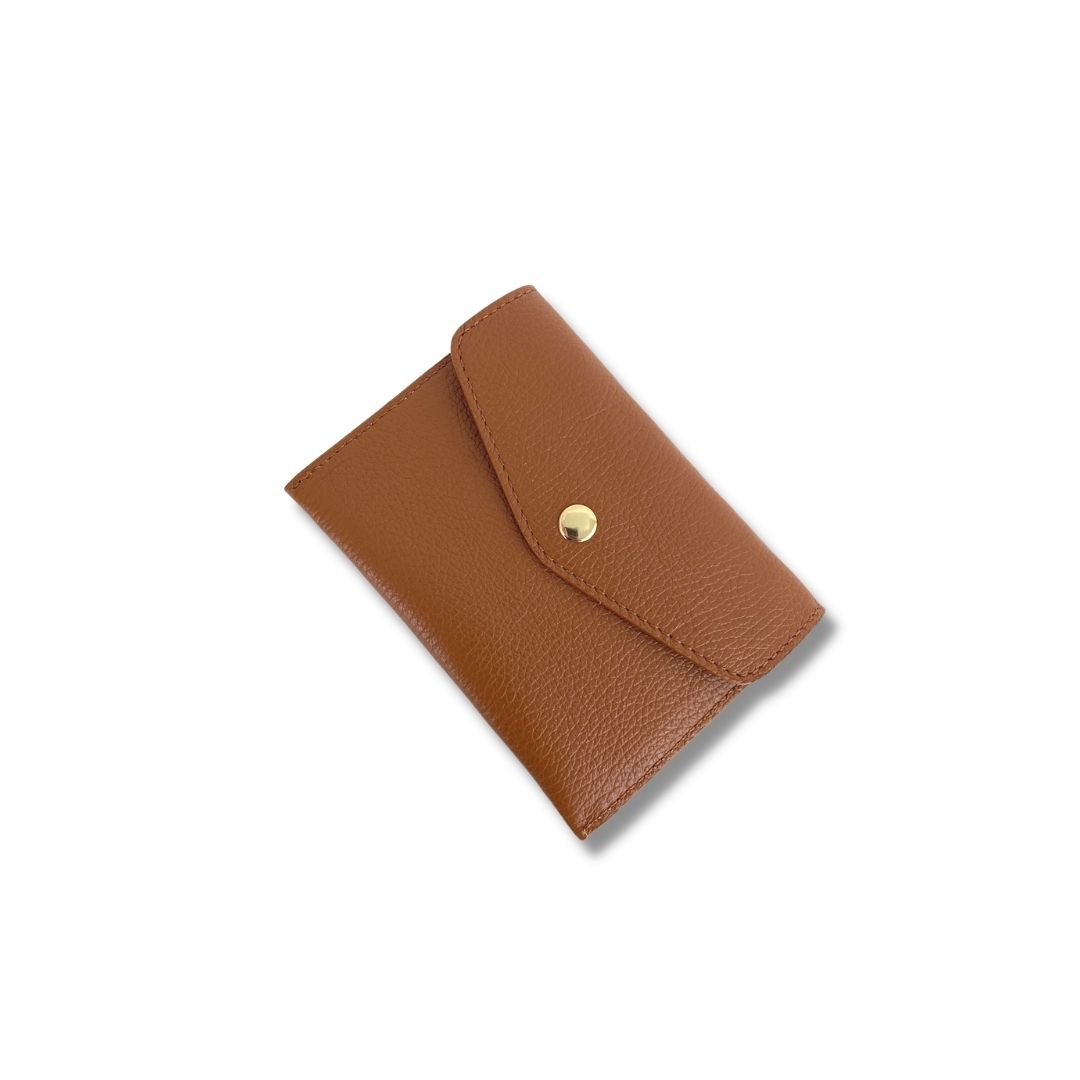 Small envelope card wallet | Tan