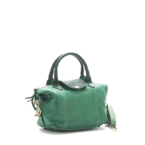 TIZIANA Bowler Bag | Emerald Green