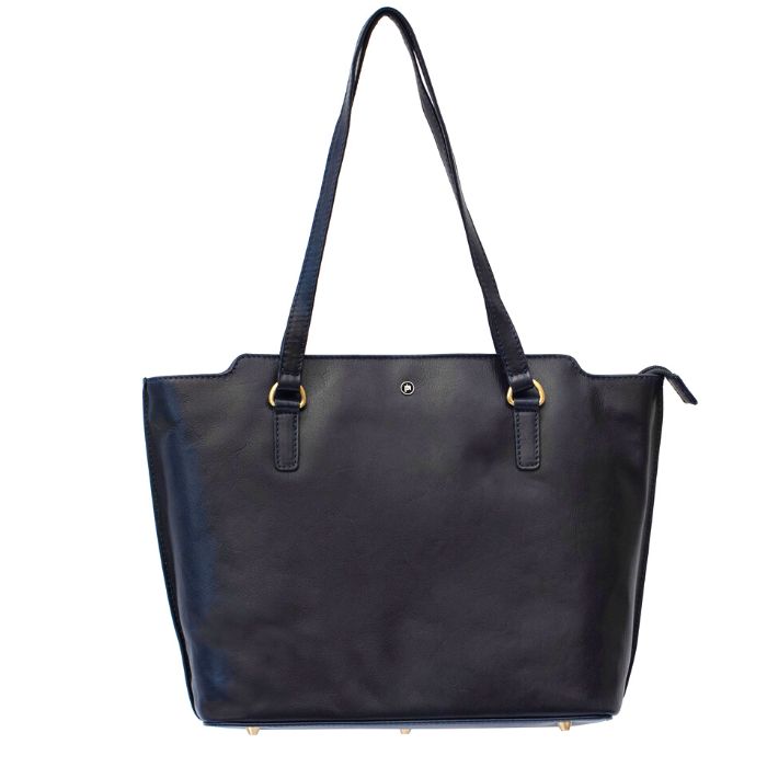 Tuscan Shopper Handbag | Navy