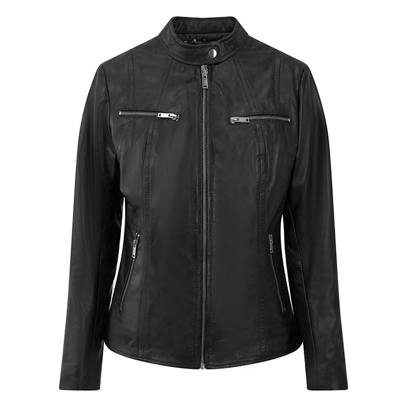 Women’s Leather Jacket Celine | Black