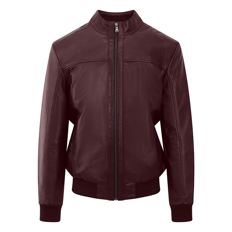 Men’s Leather Jacket Jack | Maroon