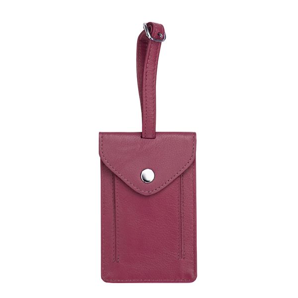 luggage tag | berry