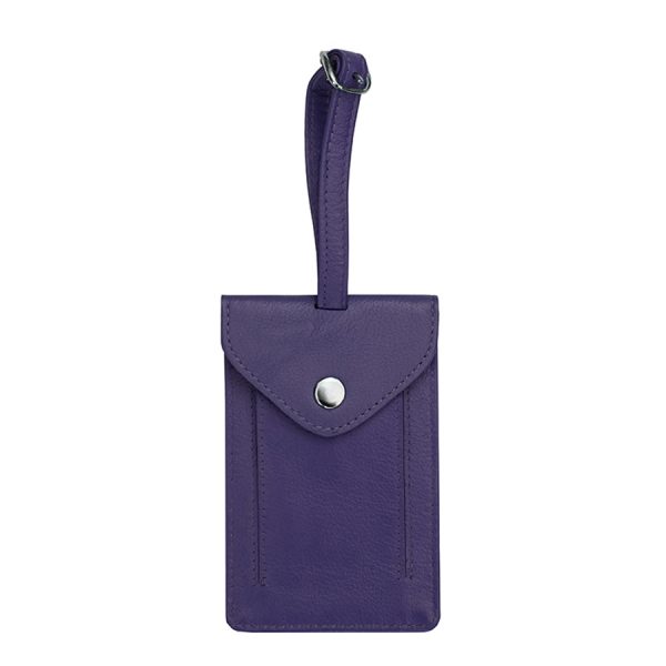 luggage tag | purple