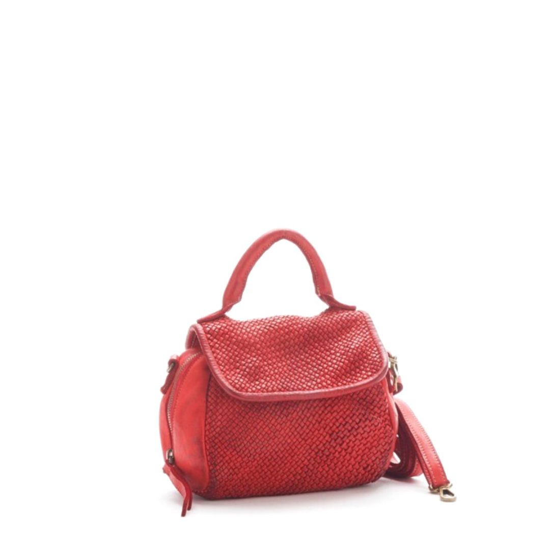 Siena Mini Bag With Narrow Weave | Red