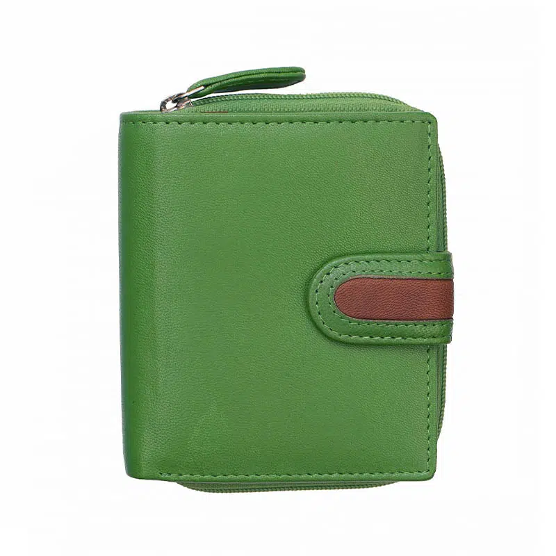 Ana small bifold purse | Green