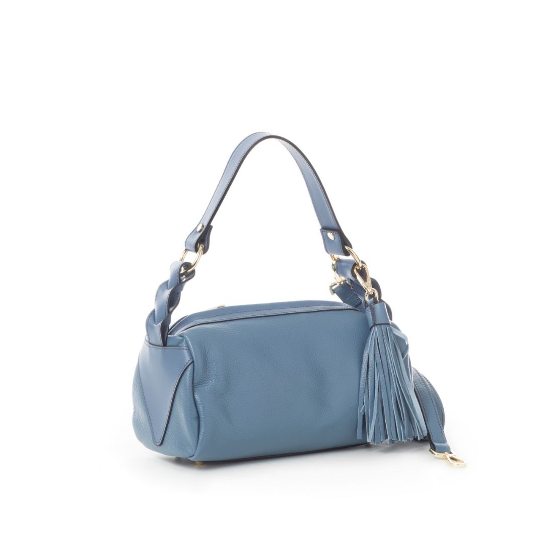 JULIA Barrell Shoulder Bag | Baby Blue
