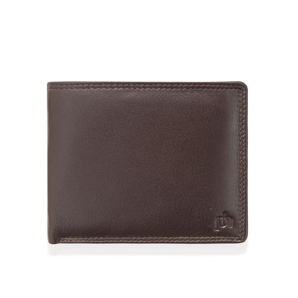 Washington Leather RFID Trifold Wallet | Brown