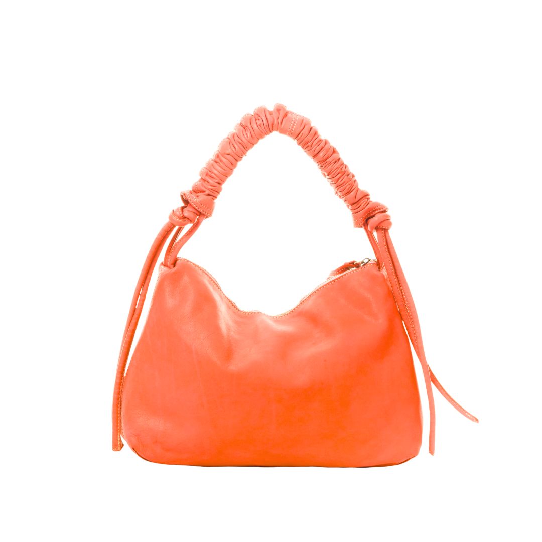 SOGNA Leather Shoulder Bag | ORANGE