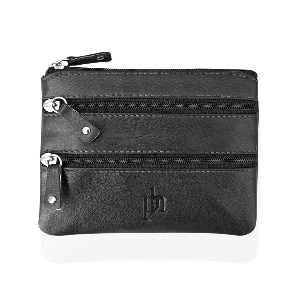 Leather Coin Purse | Black