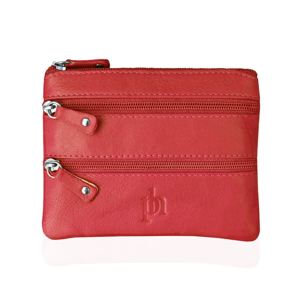 Leather Coin Purse | Red