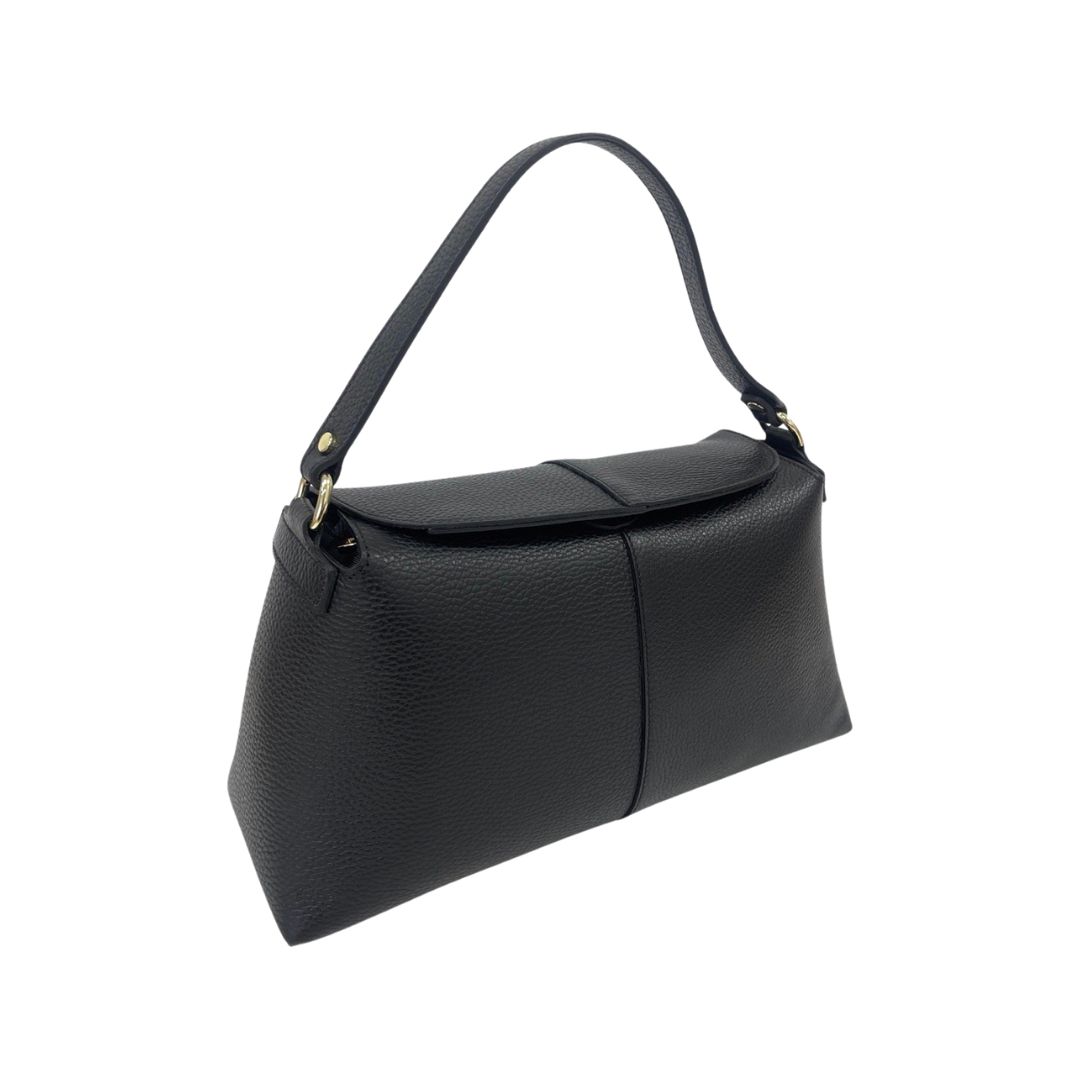 Modern Leather Hand Bag | Black
