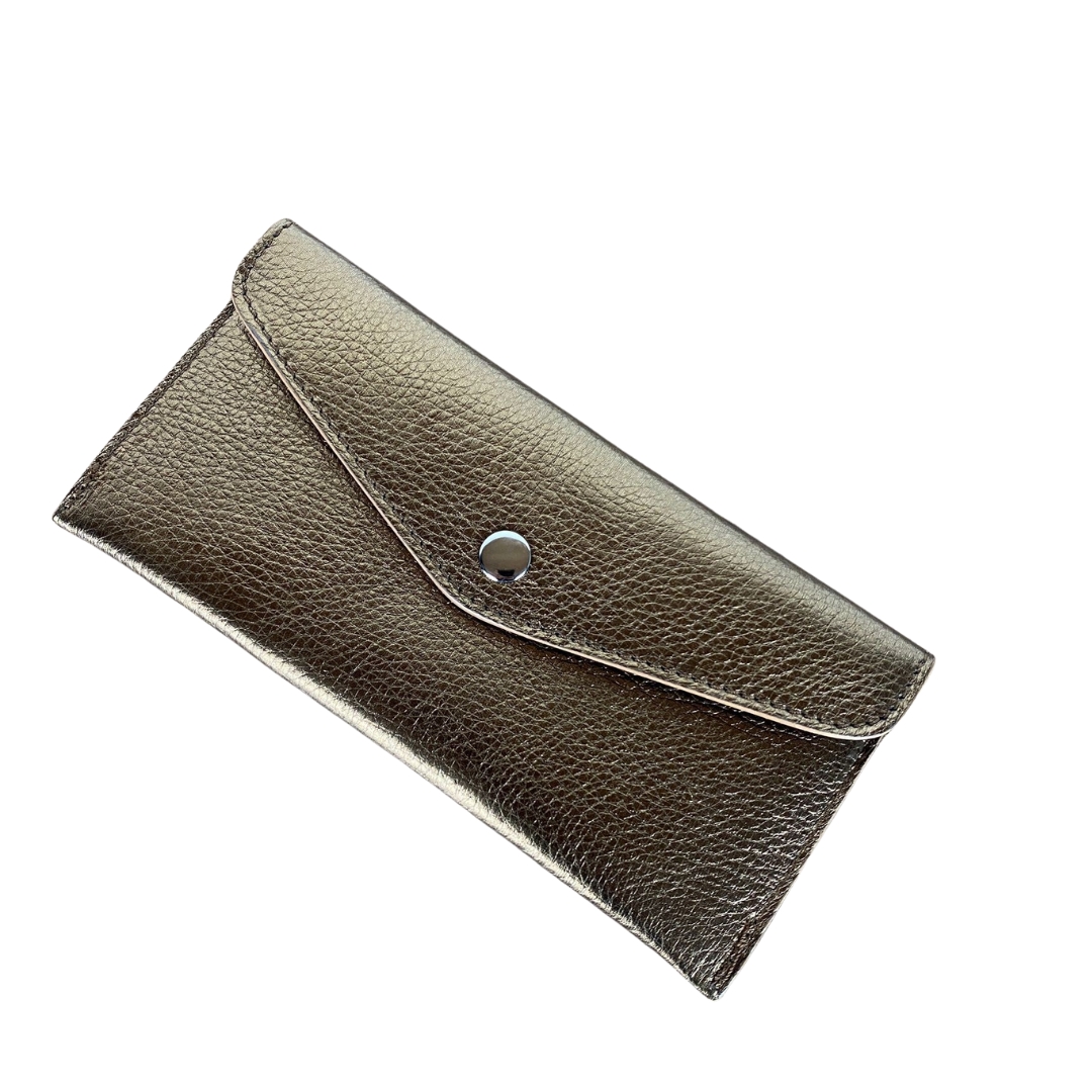 Long Envelope Card Wallet | Bronze