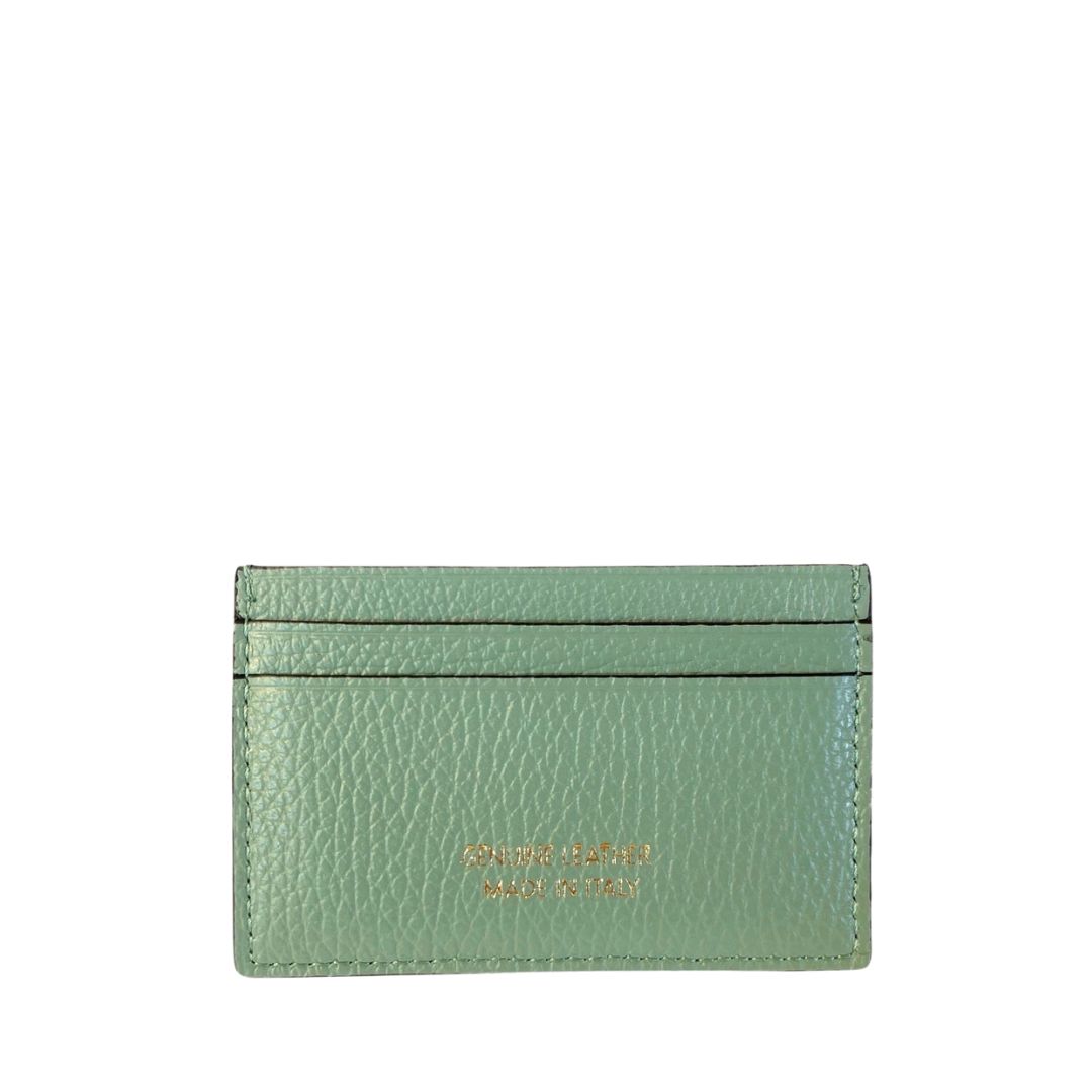 Double Sided Card Holder | Mint - The Leather Mob